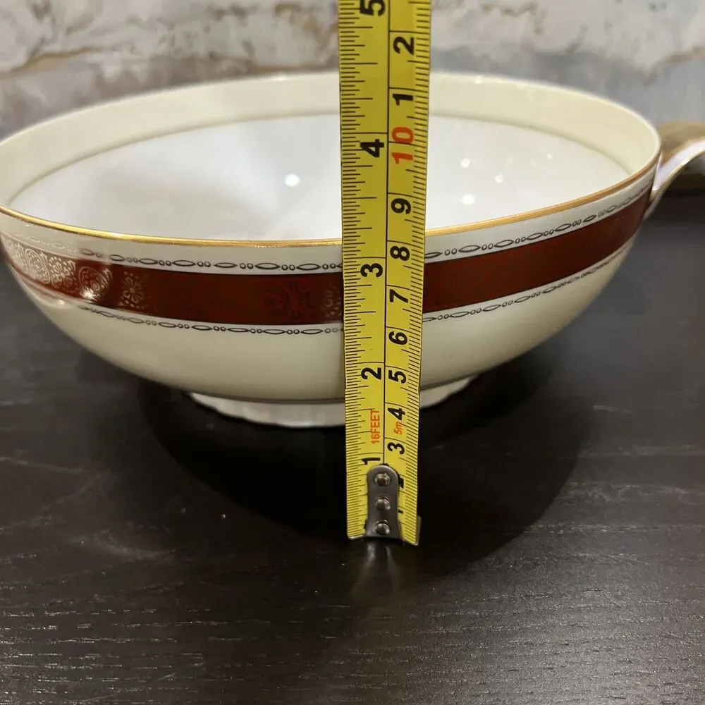Vintage Narumi China CORONA Occupied Japan Serving Bowl w/Lid